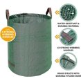 thumbnail image 3 of Bolsas para desechos de jardín ZHAOCHENG reutilizables y resistentes 100 litros, 3 of 5