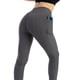thumbnail image 5 of Pantalones de yoga con bolsillos a la moda para mujer, mallas absorbentes del sudor, ajustadas, con realce de cadera y alta elasticidad para mujer, 5 of 6
