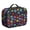 Black-3, variant on Retro Insulated Lunch Box, Reusable Thermal Lunch Bag with Spill-Resistant Interior, Tribal Design & 8-Hour Cooling, Great for Work/Picnic/School
