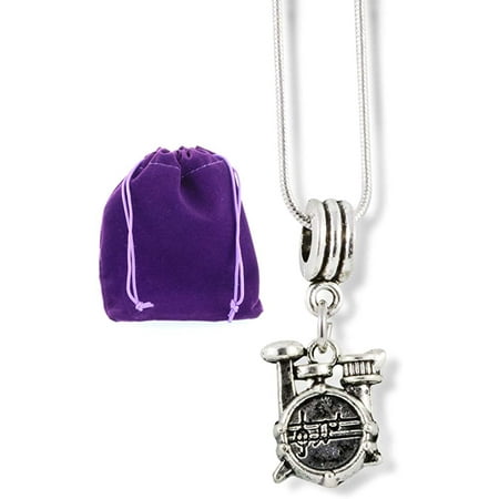 Drum Set Necklace | Snake Chain Necklace