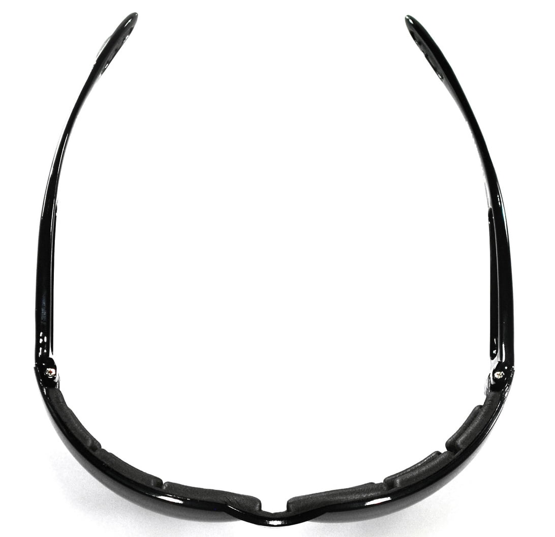 Bobster ESH201 Shield II Frameless Smoked Lenses Motorcycle Black Sunglasses