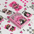 thumbnail image 3 of Bicycle Kawaii Cat Playing Cards  Cute Anime Feline Themed Deck with Custom Court Cards & Fluorescent UV Ink, Poker Size, Pink, 3 of 9