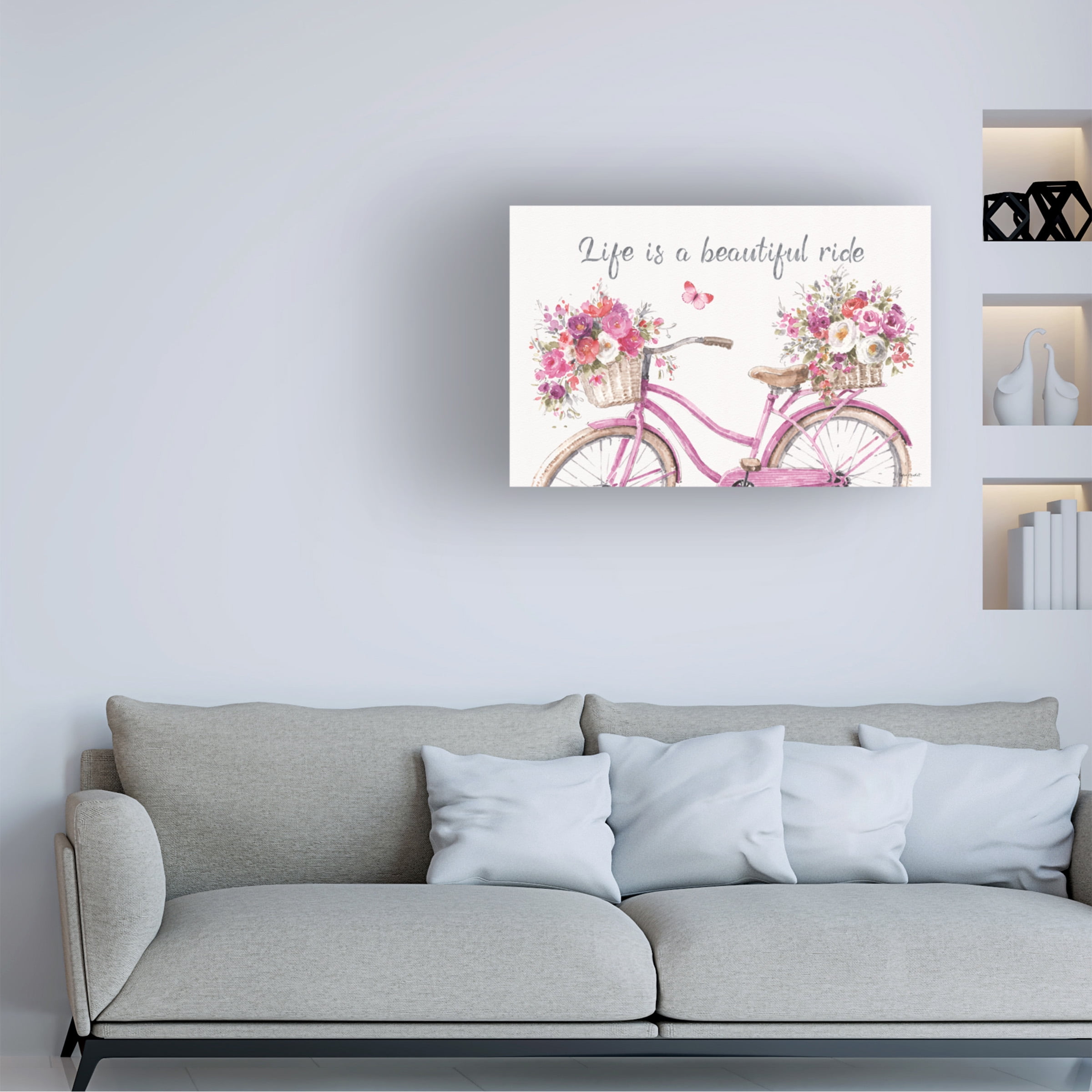 Lisa Audit 'Obviously Pink 13' Canvas Art