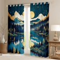 thumbnail image 2 of Homewish Rustic Western Farmhouse Black Out Curtains,Galaxy Starry Sky Curtains Pack of 2 (42x63 Each),Country Natural Scenery Bedroom Curtains For Men Women,Microfiber Bedroom Decor, 2 of 6