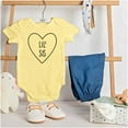 thumbnail image 3 of Little Sisters Sis Younger Adorable Bodysuit Jumper Girls Infant Baby Brisco Brands 12M, 3 of 6