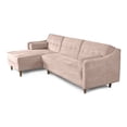 thumbnail image 4 of Sofá Cama Modular Reversible de Velvet Palo de Rosa Beehive Memory Foam Modelo Mondlak Makora, 4 of 9