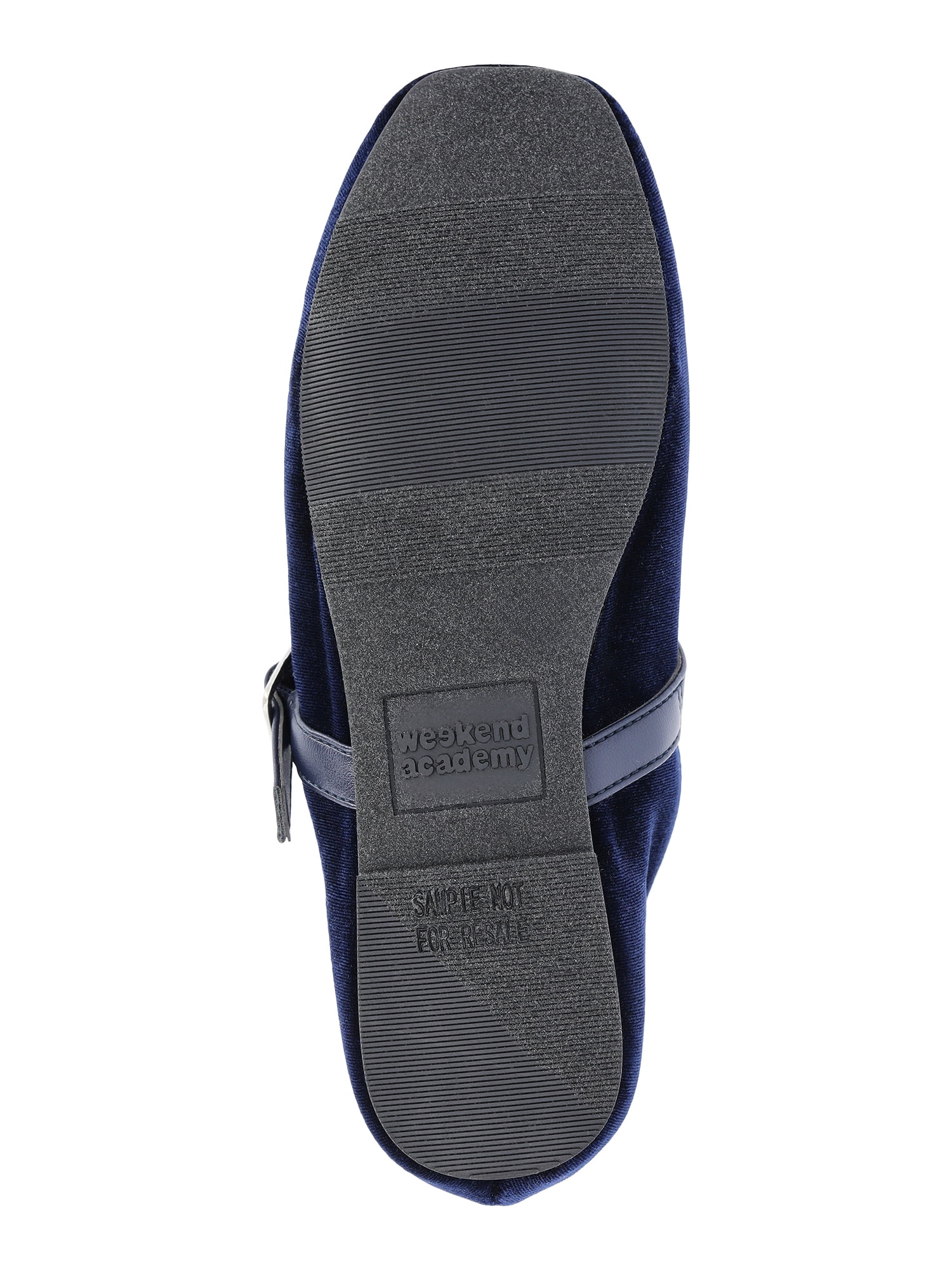 Weekend Academy Girls Velvet Ballet Flats