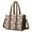 Brown Footballs Repeat, variant on Teacher Tote Bag,Brown Footballs Repeat Pattern Teacher Utility Tote Bag,Large Work Tote Bags for Women with Multiple Pockets,Top Zipper Closure,13.8x10.6x6.7 Inch