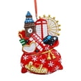 thumbnail image 1 of Adorno navideño Adorno de resina para árbol de Navidad Figura navideña Decoración colgante para fiesta navideña Regalos navideños, 1 of 8