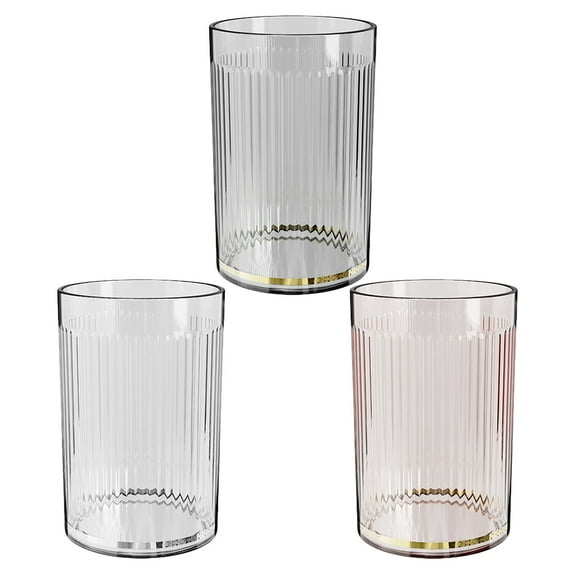 Raindrops 3pcs Water Tumbler Cup Toothbrush Cup Toothbrushes Cup Versatile Bathroom Mouthwash Cup