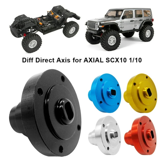 VONKY Aluminium Diff Essieu Direct Diff Cas pour 1/10 AXIAL SCX10 Crawler SCX0034 Améliorer la Durabilité Rouge 1Set