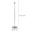 thumbnail image 2 of IFANLANDOR 2Pcs Table Stand for Small Flag Metal Decorative Flag Pole Silver Display Stand Personal Use, 2 of 8