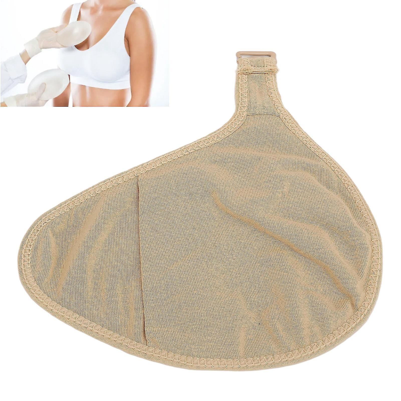 Silicone Breast Protective Pocket For Mastectomy Spiral Hook Portable Prosthesis Breast Protect Bag