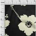 thumbnail image 2 of oneOone Rayon Black Fabric Floral Sunflower Silhouette Fabric For Sewing Printed Craft Fabric By The Yard 56 Inch Wide, 2 of 5