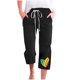 thumbnail image 1 of Pantalones de Mujer Casual Cintura Elástica con Impresión de Pascua, Sueltos Pantalones de Pierna Ancha Recta para Toda la Temporada, 1 of 3