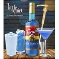 thumbnail image 2 of Torani Blue Curacao Syrup with Little Squirt Syrup Pump, 750ml 25.4 Ounces, 2 of 3