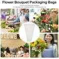 thumbnail image 5 of Flower Wrapping Bags Party Favor Transparent Gift Paper Cellophane Sleeve Plastic 300 Pcs, 5 of 6