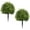 2 Pcs, variant on OUGPISTIYK Artificial Cedar Topiary Ball Trees with Ground Spikes, 23" Fake Bushes Plants, Fade Resistant Artificial Shrubs Tree for Indoor Outdoor Front Porch Decor (2 Pcs, Green)
