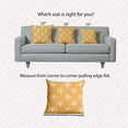 thumbnail image 6 of 18" x 18" Simply Daisy Starfish Indoor/Outdoor Pillow, Egg Yolk Yellow Qty 1, 6 of 6
