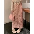 thumbnail image 4 of LMLYSoH Women Long Skirt, Elegant Elastic Waist Shiny Sequins Casual Skirt Streetwear for Daily, 4 of 9