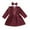 Wine, variant on Fjofpr Baby Girl Clothes under $5 Toddler Baby Kids Girls Solid Ruffle Botton Dress Princess Dress  Hairband Sets(6M-5Y)