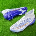 thumbnail image 5 of Men's Soccer Cleats Professional High-Top Football Shoes Outdoor Spikes Soccer Shoes, 5 of 6