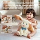 thumbnail image 3 of Conejo Liebre Robot Peluche Canta Mueve Orejas Baila - Blanco, 3 of 10