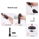 thumbnail image 2 of Limpiador eléctrico automático de brochas de maquillaje de lavado rápido, 2 of 4