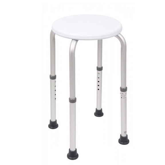 Homecraft Tall Shower Stool, Adjustable, Nonslip, 1 Pack