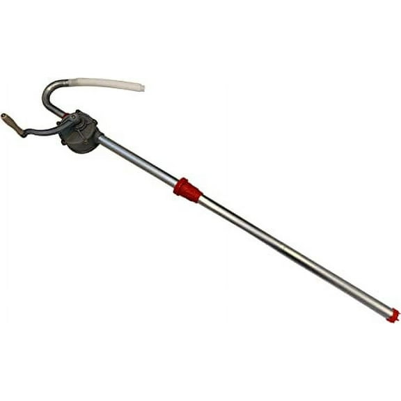 40" Hand Crank Oil Drum and Barrel Pump (Aluminum Construction)