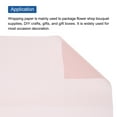 thumbnail image 4 of Flower Wrapping Fog Paper 22.8x22.8 Inch Waterproof Floral Wrapping Paper Light Pink 20 Pcs, 4 of 6