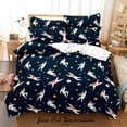 thumbnail image 3 of 3D Hand Drawn Space Astronaut Quilt Cover Set Bedding Set Duvet Cover, 3 of 3