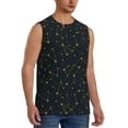 thumbnail image 2 of Kdxio Constellation for Men's Muscle T-shirt,Sleeveless for Workout Running Athletic Gym Lounge Casual, 2 of 7