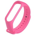 thumbnail image 1 of serony Bracelet de Remplacement Bracelet Flexible Rond Résistant à l'Usure Bracelet Intelligent Bracelet de Sport Remplacement pour Mi 3 Rouge Rose, 1 of 8