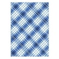 thumbnail image 2 of Aoile 9x12 Washable Large Area Rug, Christmas Decoration Carpet, Geometric Checkered Throw Mat Floor Carpet for Living Room, Blue, 2 of 10