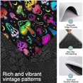 thumbnail image 3 of Colorful Mushroom Star Black Pattern Kitchen Rugs Sets Of 3,Kitchen Runner Rugs Non Skid Washable,Decorative Kitchen Floor Mats for Kitchen,Sink,Laundry,17"x30"+ 17"x47" + 17"x59", 3 of 6