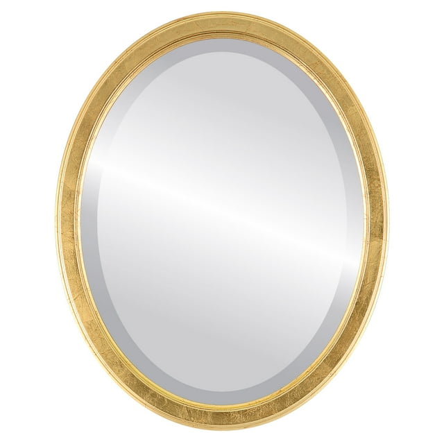 Miroir Encadré Toronto - Feuille d'Or