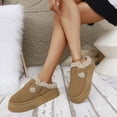 thumbnail image 6 of SBYOJLPB Women's Closed-Toe Slipper Solid Color Comfortable Soft Thick Sole Warm Casual Slippers, 6 of 9