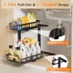 thumbnail image 4 of Organizador Bajo del Fregadero con Deslizamiento Ajustables, Estante Organizador de Fregadero Cocina y Baño Extraíble para Gabinete 2 Niveles, Cajón Deslizante Metal, Especieros para Cocina, 4 of 15