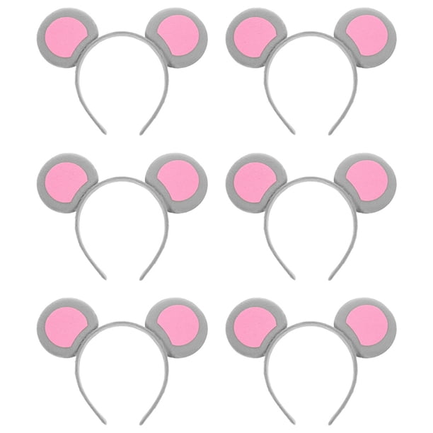 diademas para mujer con orejas de ratón de dibujos animados, ideales para cosplay.