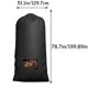 thumbnail image 2 of 2023 New,Drawstring Leaf Bag Sturdy 200 *130 Cm Easy To Install Oxford Cloth Creative Black End Zipper Design Durable--, 2 of 4