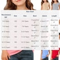 thumbnail image 4 of SROBPTY Kids Girls 5-15 Years Summer Pleated Crew Neck Solid Comfortable Short Sleeve Tshirt Top Khaki, 14-15 Years, 4 of 5