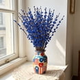 thumbnail image 4 of Boovnll Red White Blue Flowers 3Pcs 4th of July Artificial Flowers Table Decorations for Home Memorial Day Dining Table Centerpiece Decor, 4th of July Decorations, 4 of 6