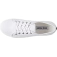 thumbnail image 3 of Women's Steve Madden Elore Flatform Sneaker White Synthetic 6 M, 3 of 4
