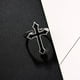 thumbnail image 5 of Guardurnaity Anillo Religión Negro Durable Anillos de dedo Proceso de engrase Resistente Simple Joyería impermeable Hombres Festival de cumpleaños Accesorios de disfraces Guardurnaity AP015342-01, 5 of 6
