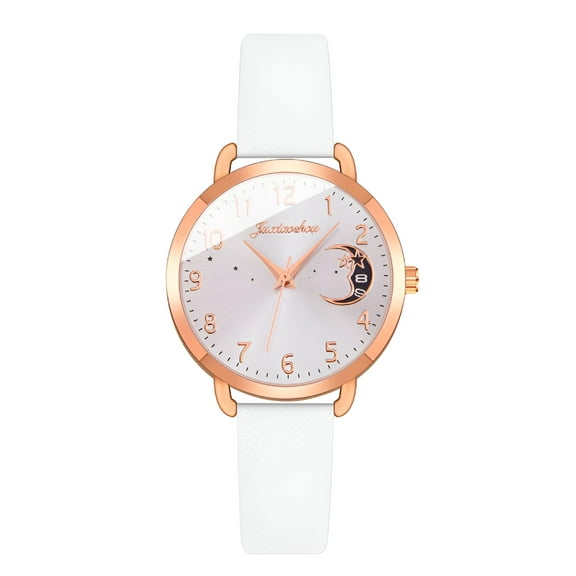 DESIGNICE Watch for Women Ladies Fashion Watches Leather Casual Dresses Wrist Crystal Fashion Watches for Women