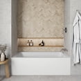 thumbnail image 2 of Streamline NAL-5340-WH 60 in. x 30 in. Acrylic Right-Hand Drain Alcove Bathtub in Glossy White With External Drain in Glossy White, 2 of 10