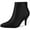 Black, variant on BLISSFUL STEP Women's Pointed Toe Zipper Stiletto Heels Ankle Boots Red 8