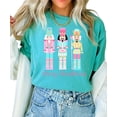 thumbnail image 3 of Cute Pastel Nutcracker Shirt for Women Adorable Girly Christmas Tee for Adults Seafoam Shirt Adult X-Large, 3 of 4