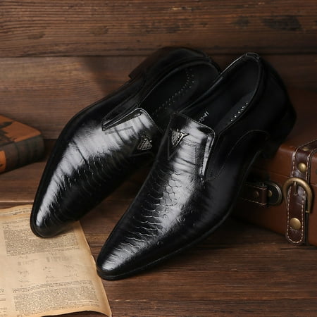 

kpoplk Casual Dress Shoes For Men Mens Dress Shoes Oxford Shoes Formal Lace Up Dress Shoes for Men Business Derby Shoes(White)